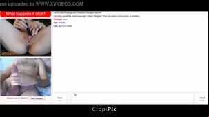 Chica de omegle y yo nos masturbamos juntos